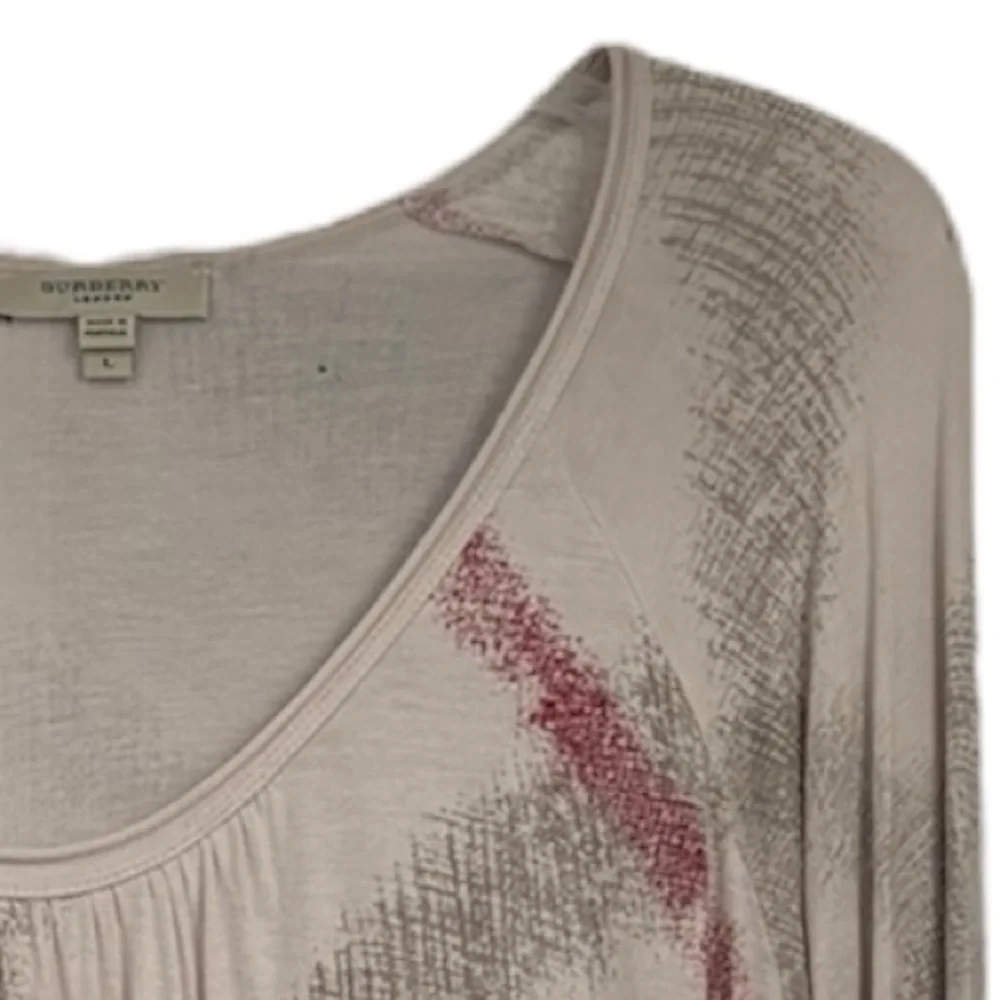 Vintage Burberry Nova Check Shirt Y2K Lightweight Plaid All Season Size Large - Picture 15 of 16